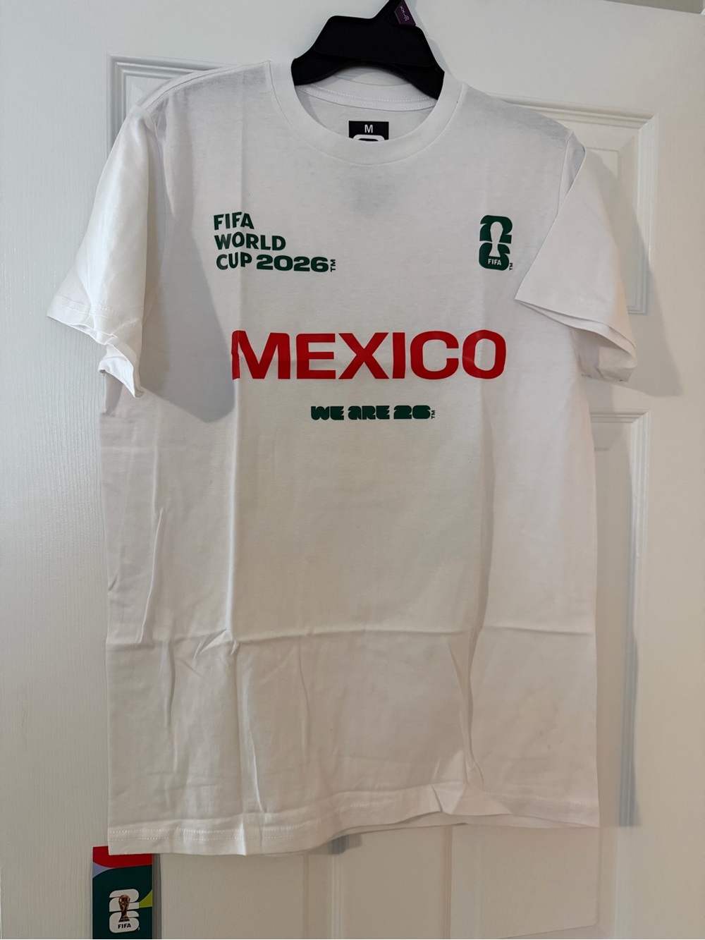 Mexico FIFA World Cup 2026 White Graphic Tee - Official Style